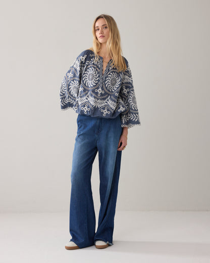 Summum Top Chambray