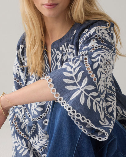 Summum Top Chambray