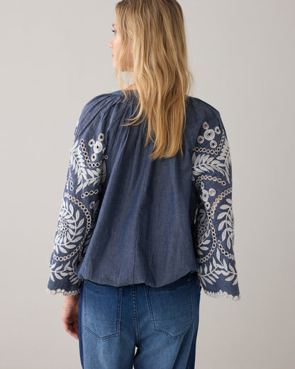 Summum Top Chambray