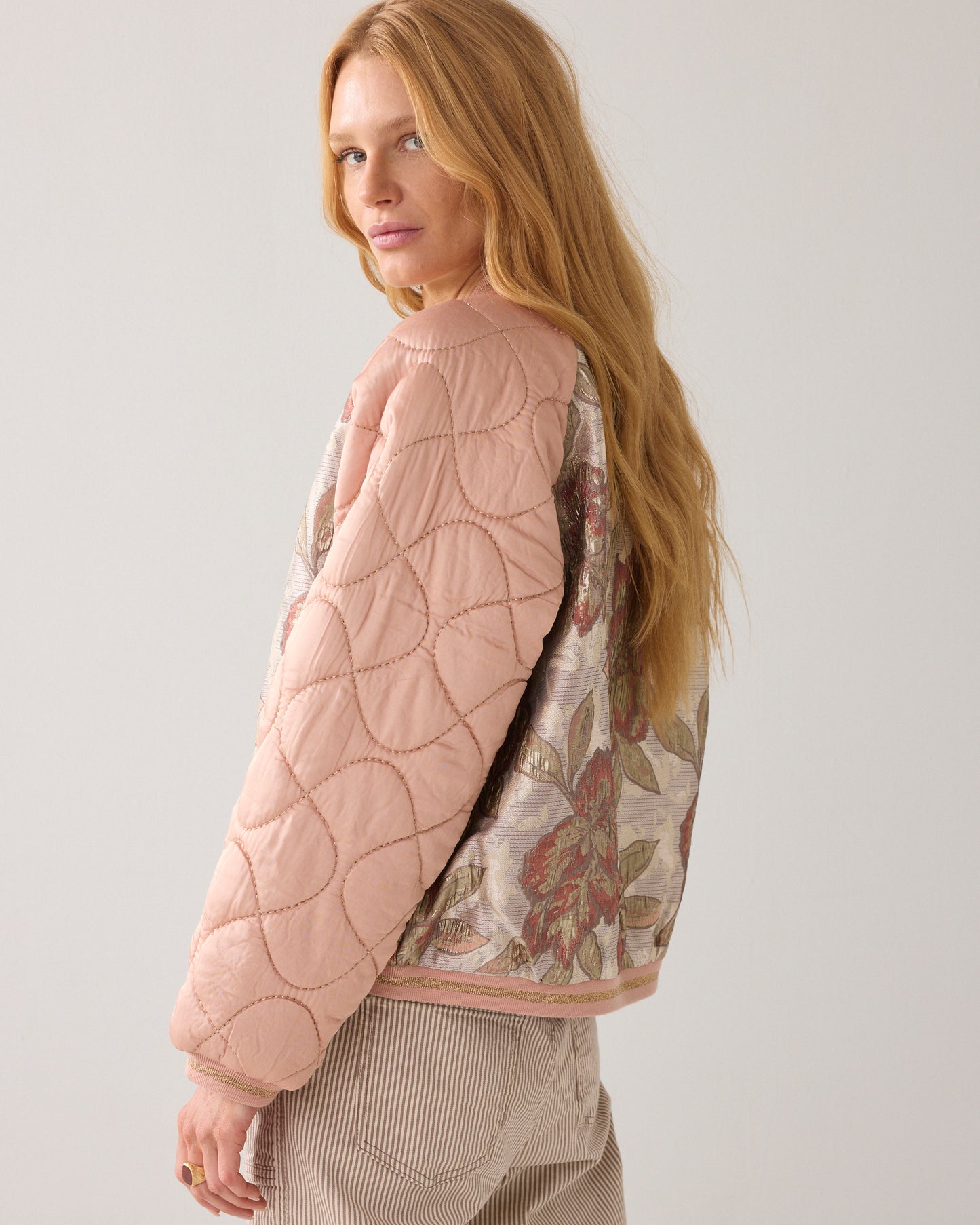 Summum Jacket Rose Jacquard