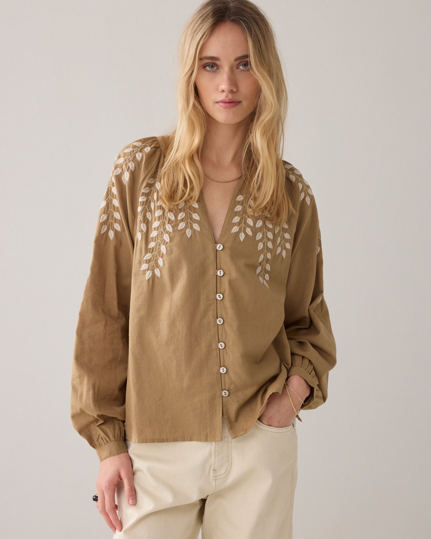 Summum Blouse Khaki