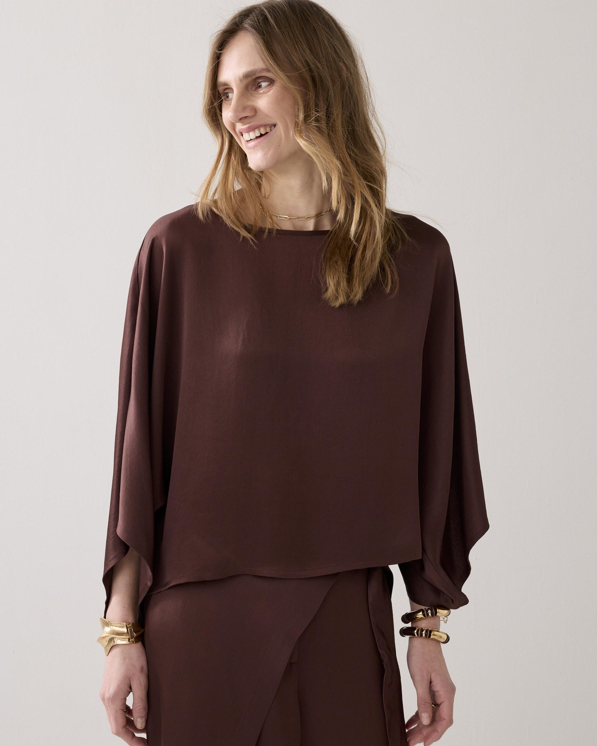 Summum Silk Top Coffee