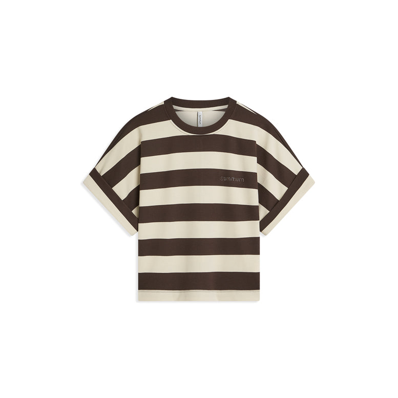 Summum Stripe Top Coffee