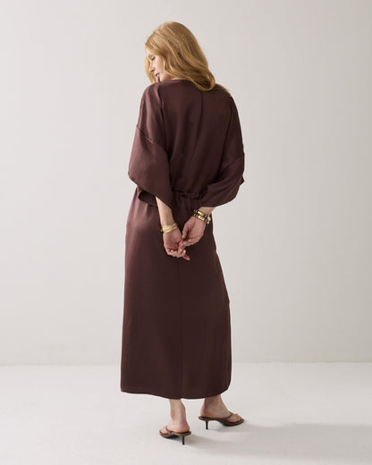 Summum Dress Coffee