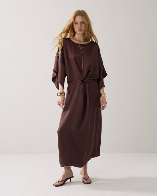 Summum Dress Coffee