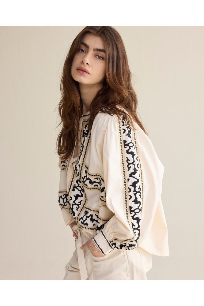 Summum Blouse Embroidered