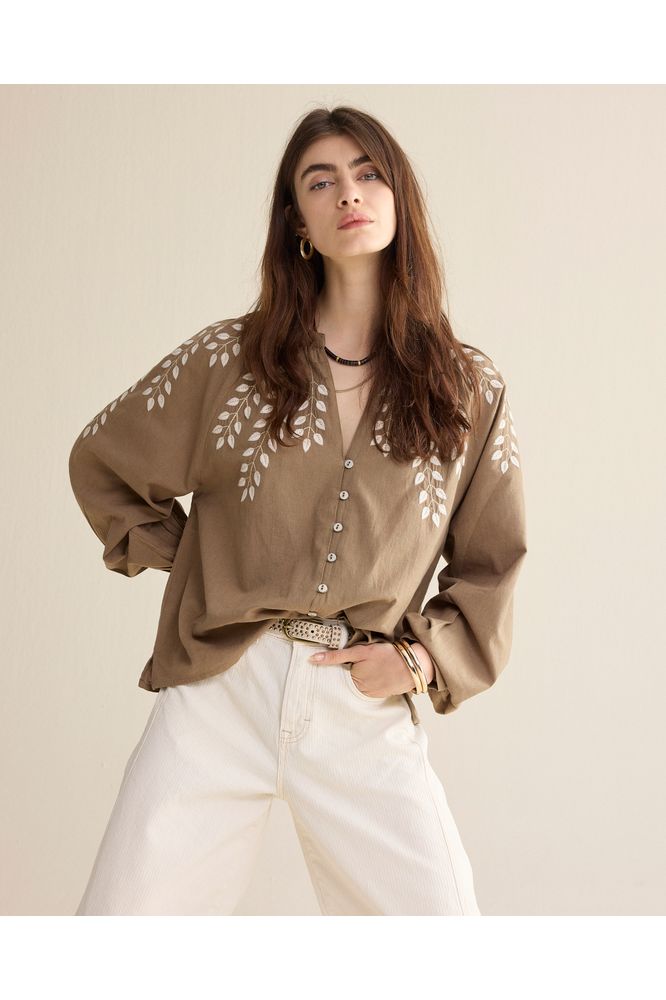 Summum Blouse Khaki