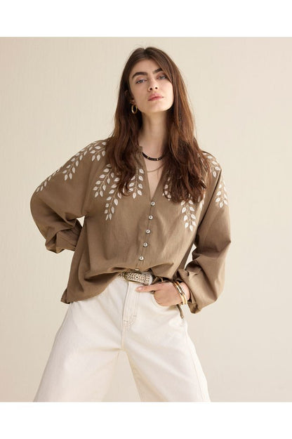 Summum Blouse Khaki