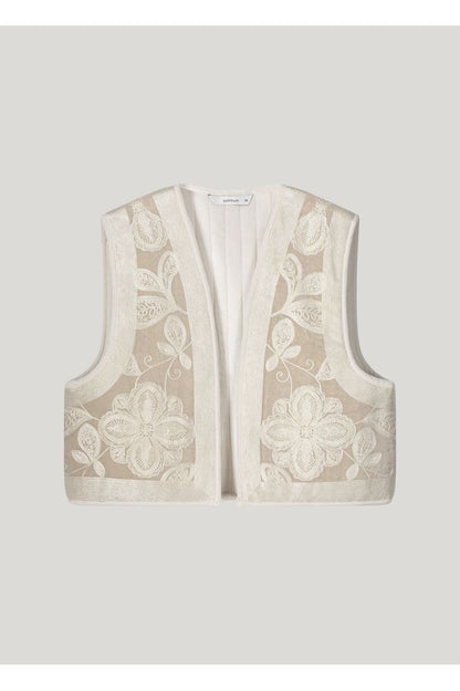 AW24 SUMMUM Embroidered Gilet