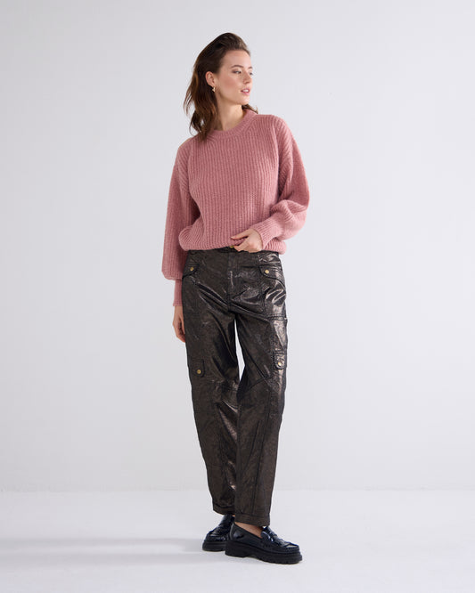 AW24 SUMMUM Foil Coated Cargo Pants