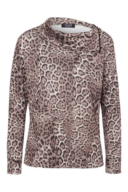 Tuzzi Animal Print Sweatshirt