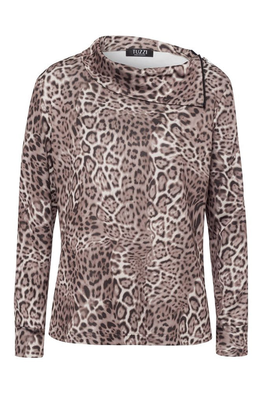 Tuzzi Animal Print Sweatshirt
