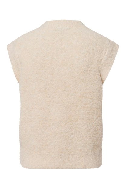 Tuzzi Oatmeal Gold Button Vest