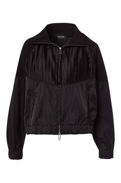 Tuzzi Black Light Bomber Jacket