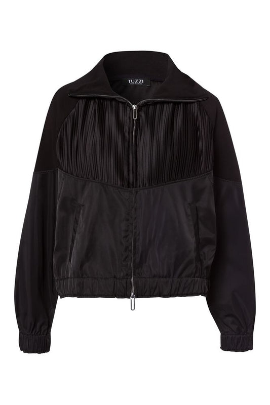 Tuzzi Black Light Bomber Jacket