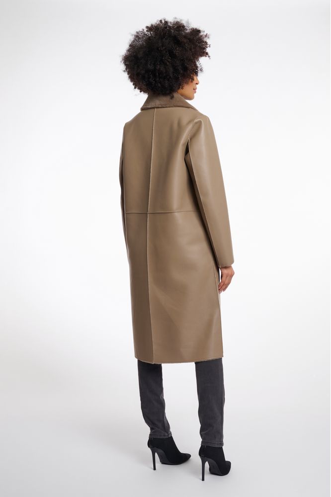 Rino & Pelle Toffee Tatiana Reversible Coat