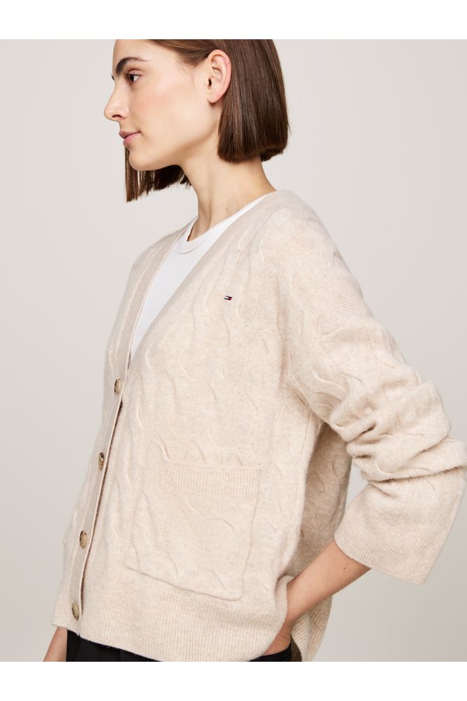 AW24 TH Soft Cable Cardigan