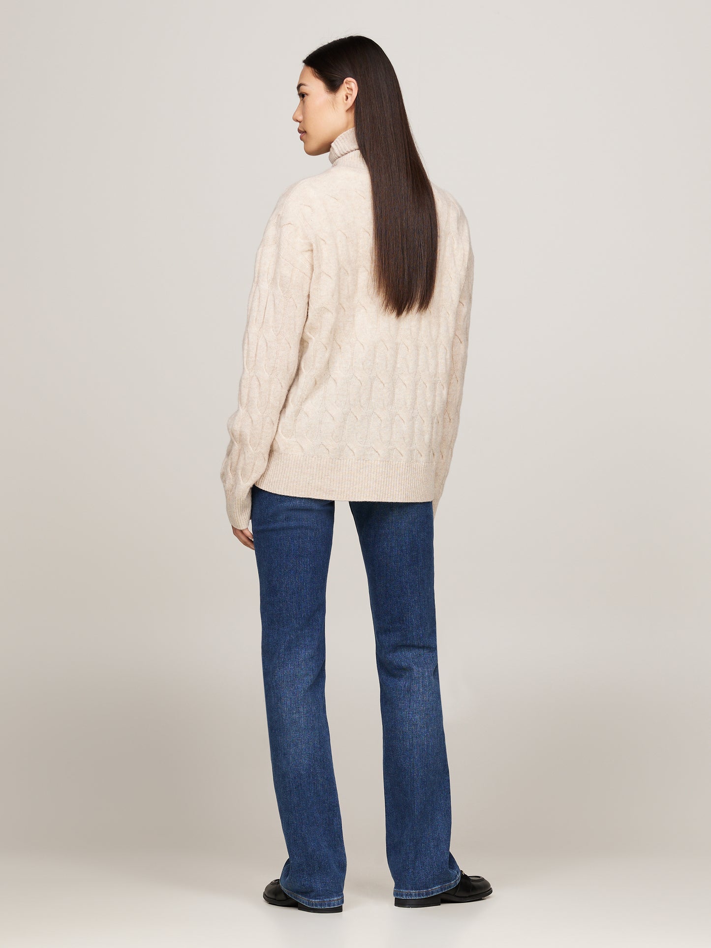 AW24 TH Soft Wool Roll-Neck Sweater