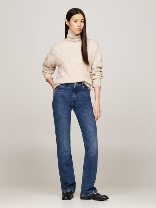 AW24 TH Soft Wool Roll-Neck Sweater