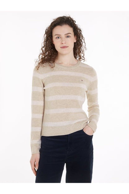 AW24 TH Soft Wool C-neck Sweater