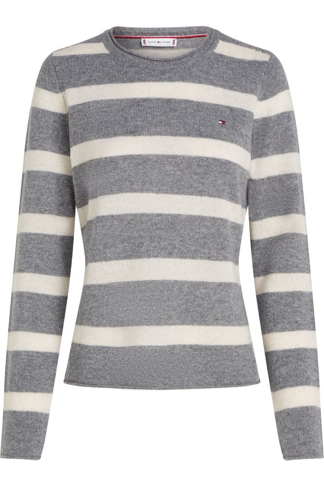 AW24 TH Soft Wool C-neck Sweater