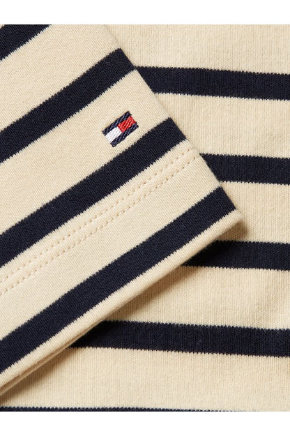 AW24 TH Button Stripe C-Neck