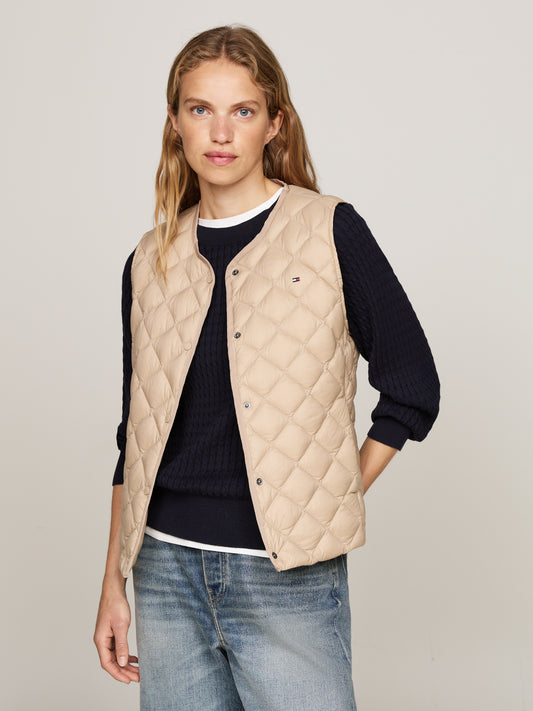 AW24 TH LW Down Quilted Vest