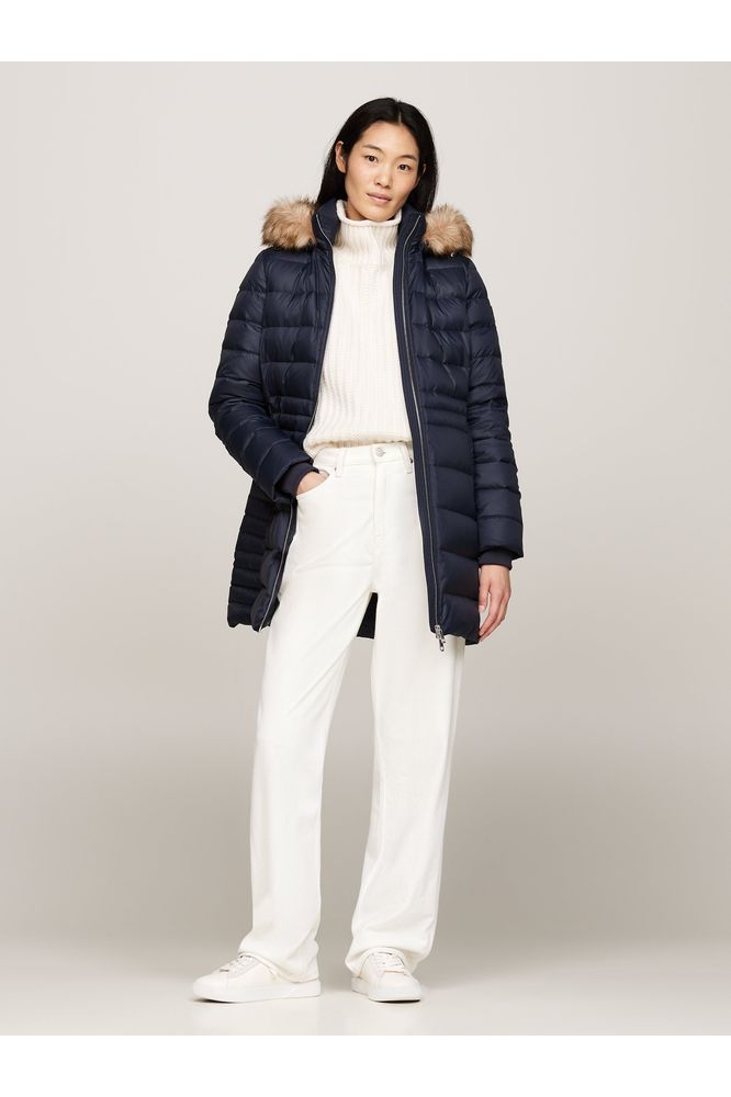 AW24 TH Tyra Down Coat w/Fur