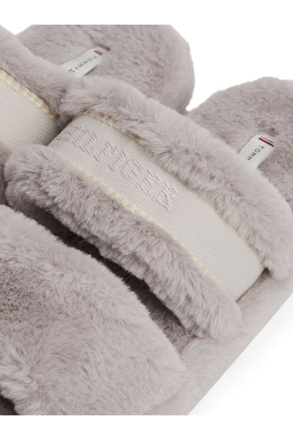 AW24 TH HILFIGER Fur Slipper