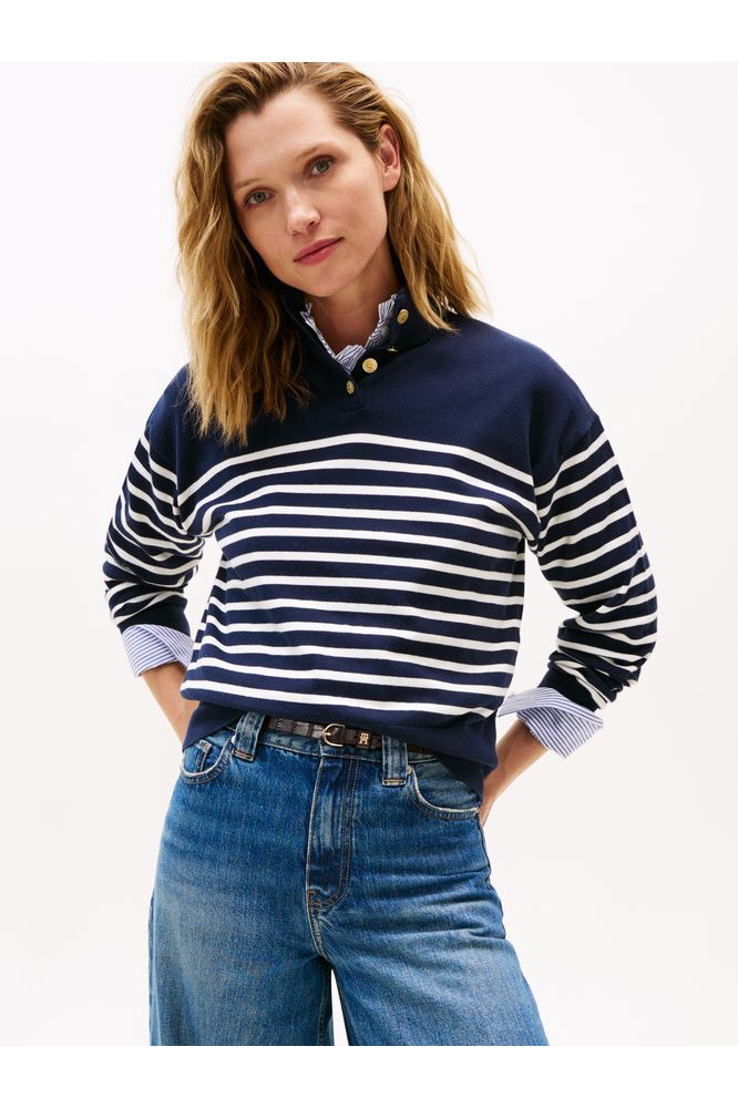 Tommy Hilfiger Jersey White Pullover Sweater