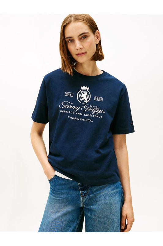 Tommy Hilfiger Varsity Crest Relaxed T-Shirt