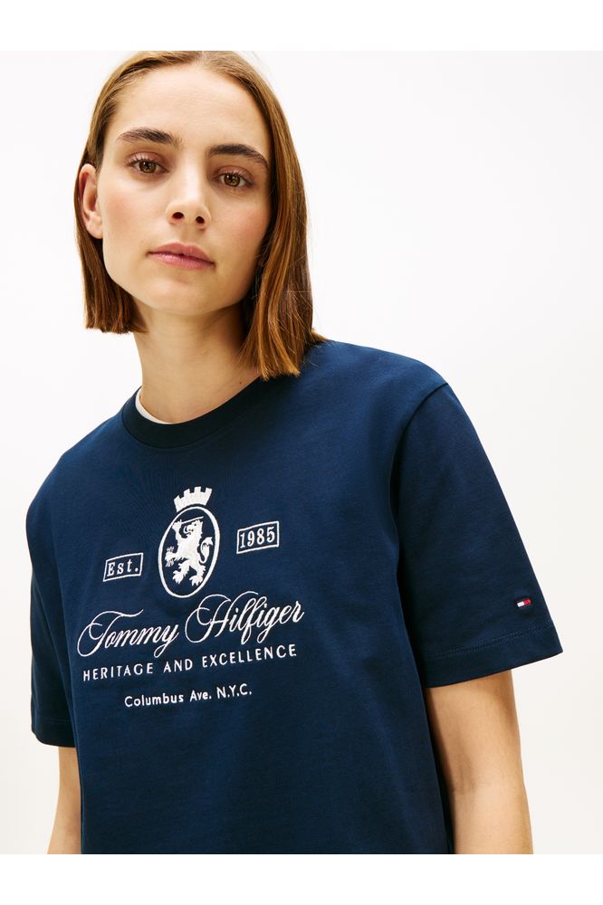 Tommy Hilfiger Varsity Crest Relaxed T-Shirt