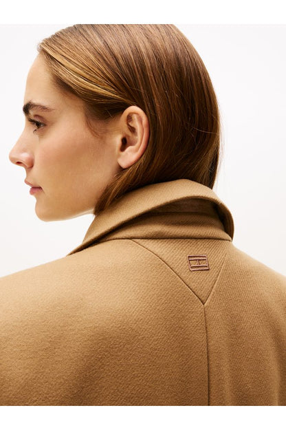 Tommy Hilfiger Brown Classic Wool Coat