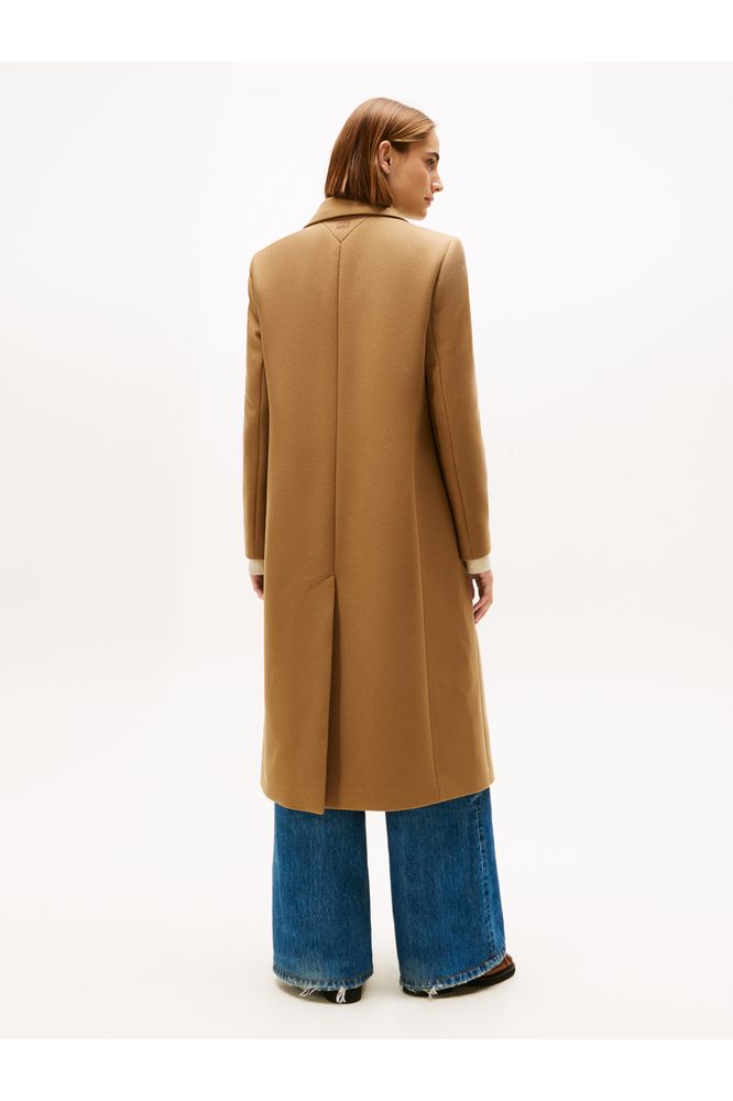 Tommy Hilfiger Brown Classic Wool Coat