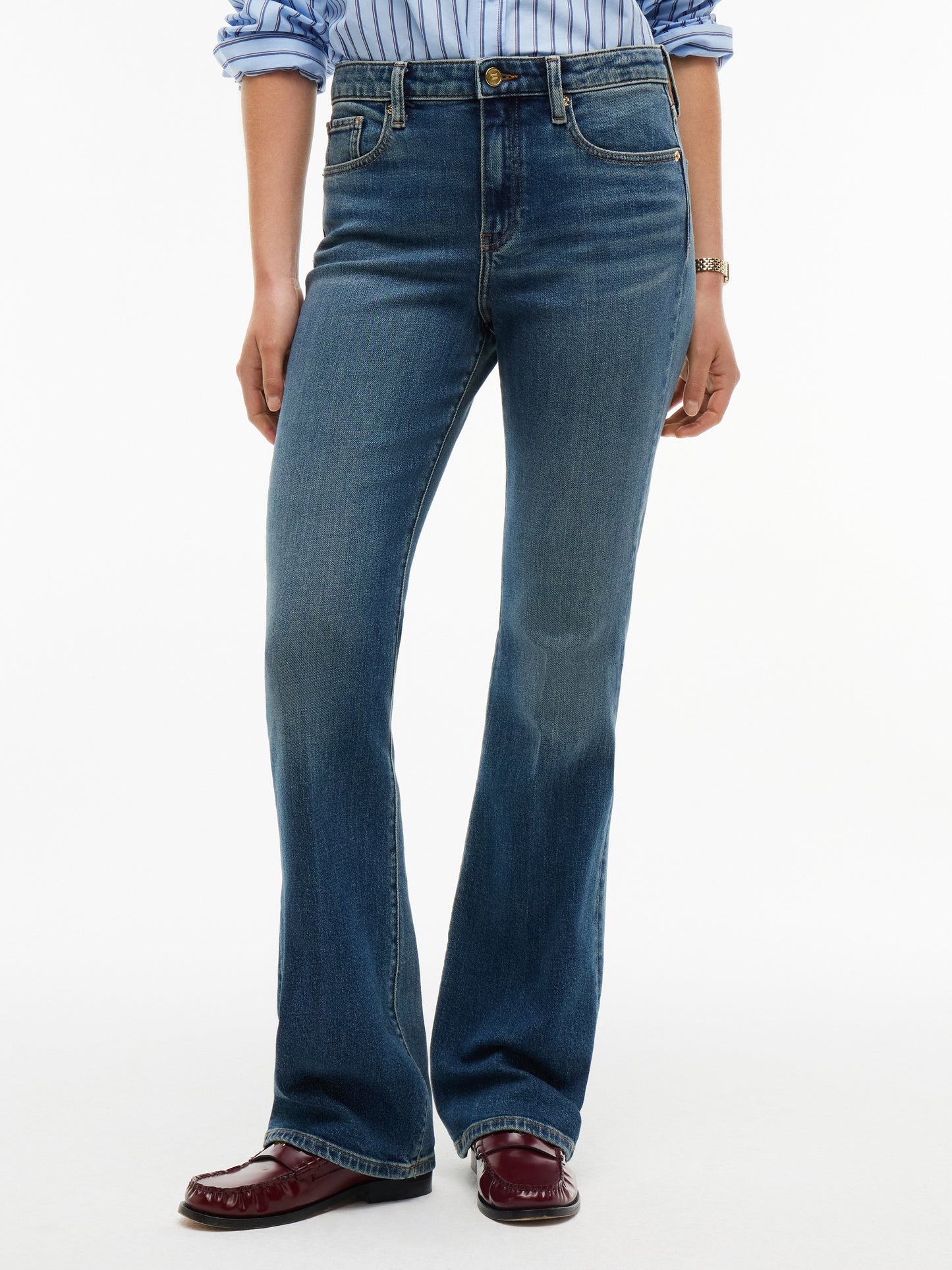 Tommy Hilfiger Skye Mid Rise Bootcut Jeans Ocean