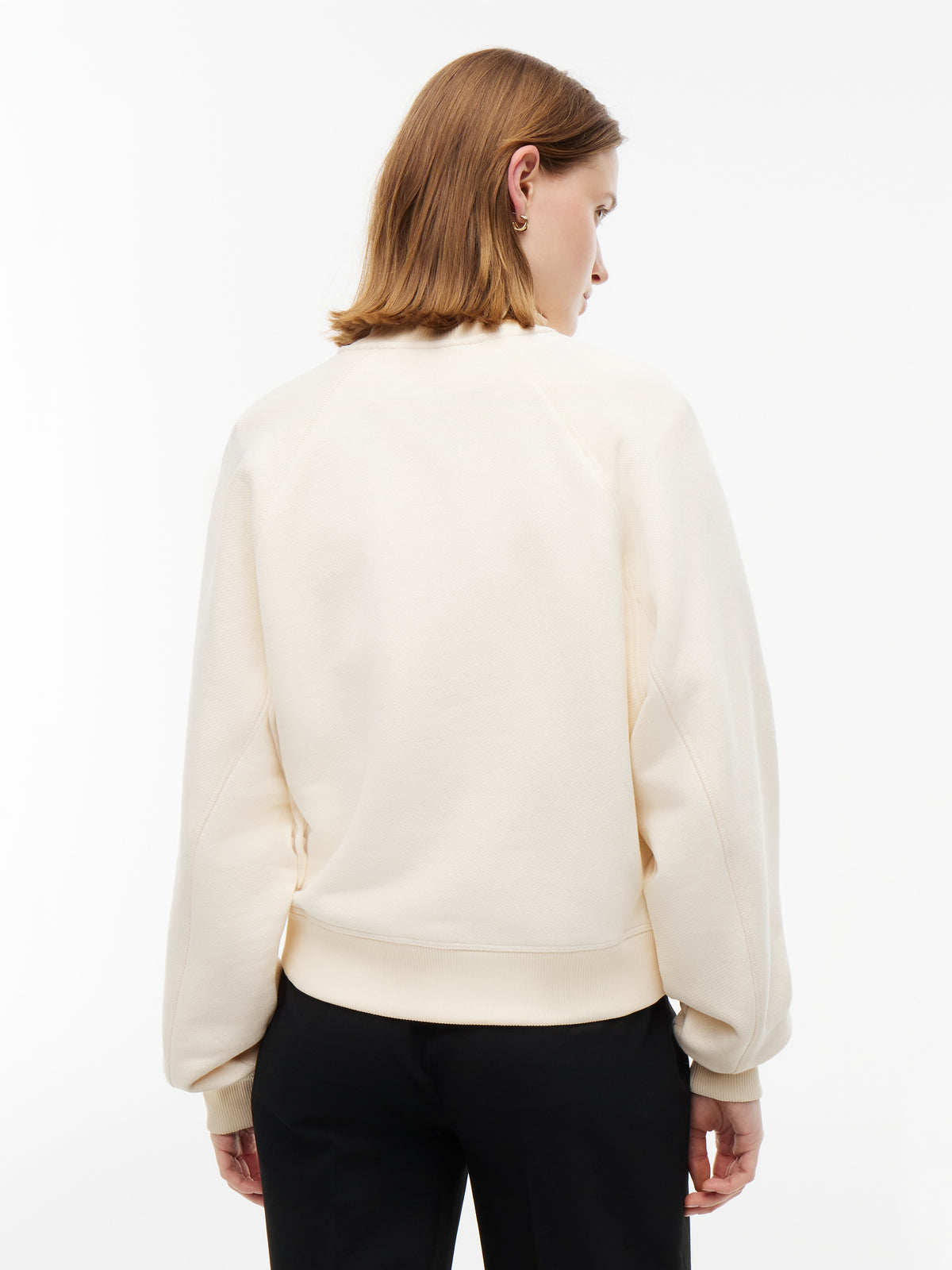 Tommy Hilfiger Logo Quarter Zip Cream