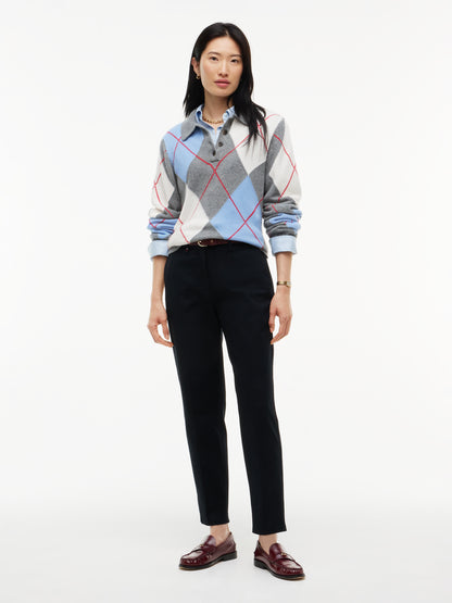 Tommy Hilfiger Gabardine Slim Straight Leg Black