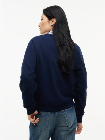 Tommy Hilfiger Script Crew Neck Sweatshirt Dark Blue
