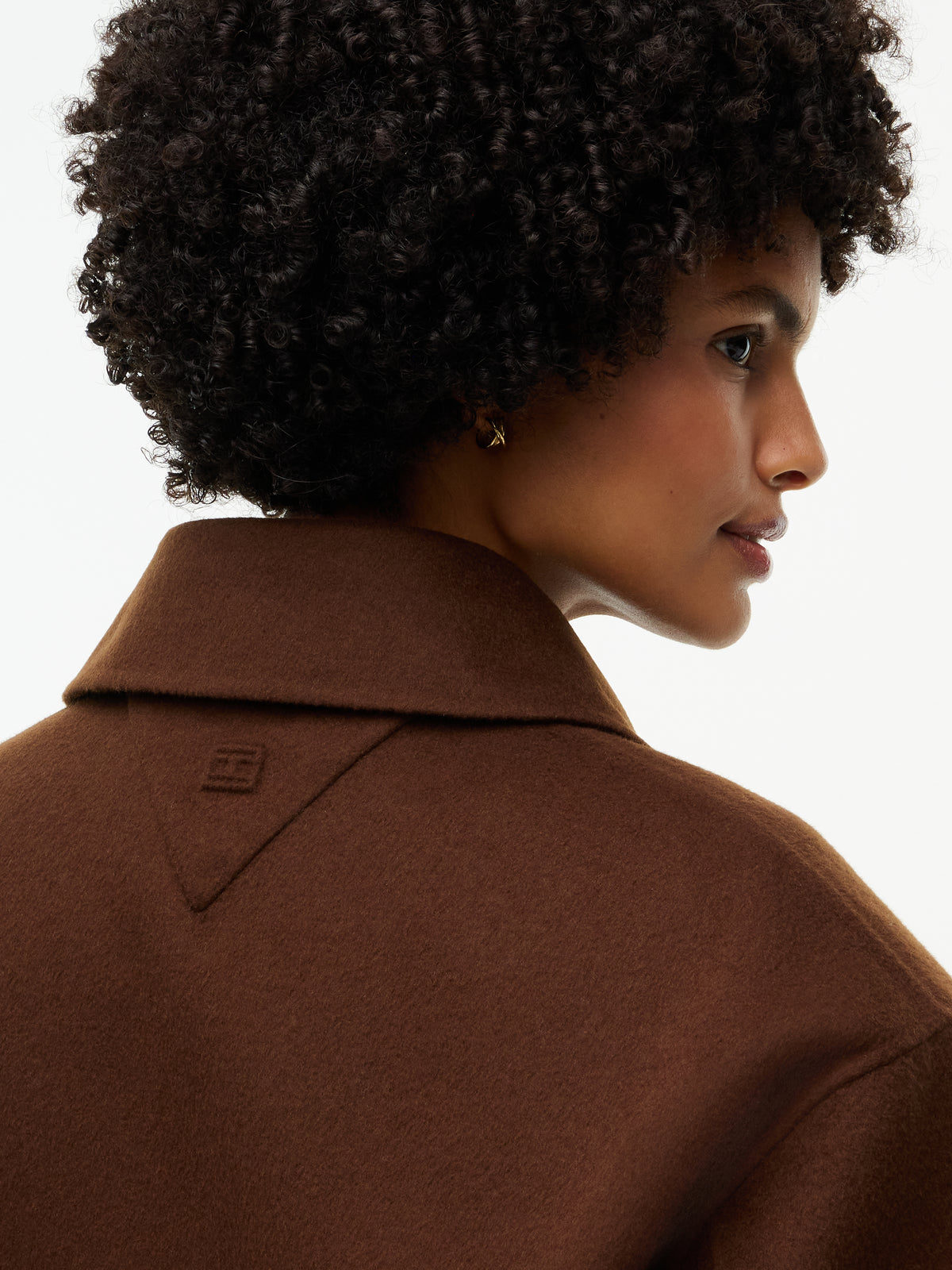 Tommy Hilfiger Wool Zip Jacket Legacy Brown