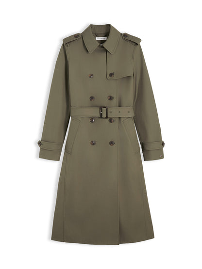 Tommy Hilfiger Cotton Monogram Trench Ghost Fern