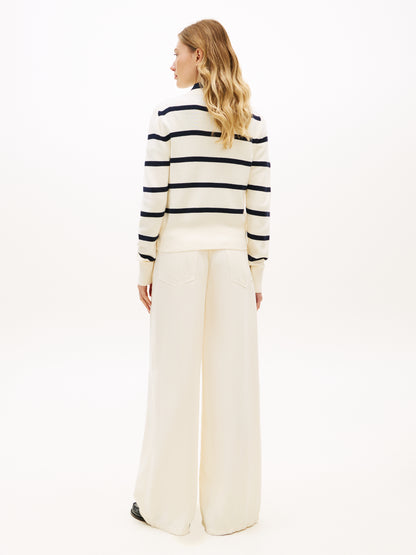 Tommy Hilfiger C-Neck Stripe Cardigan Calico/Navy