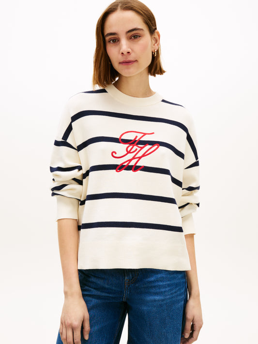 Tommy Hilfiger Graphic Sweater Calico/Navy
