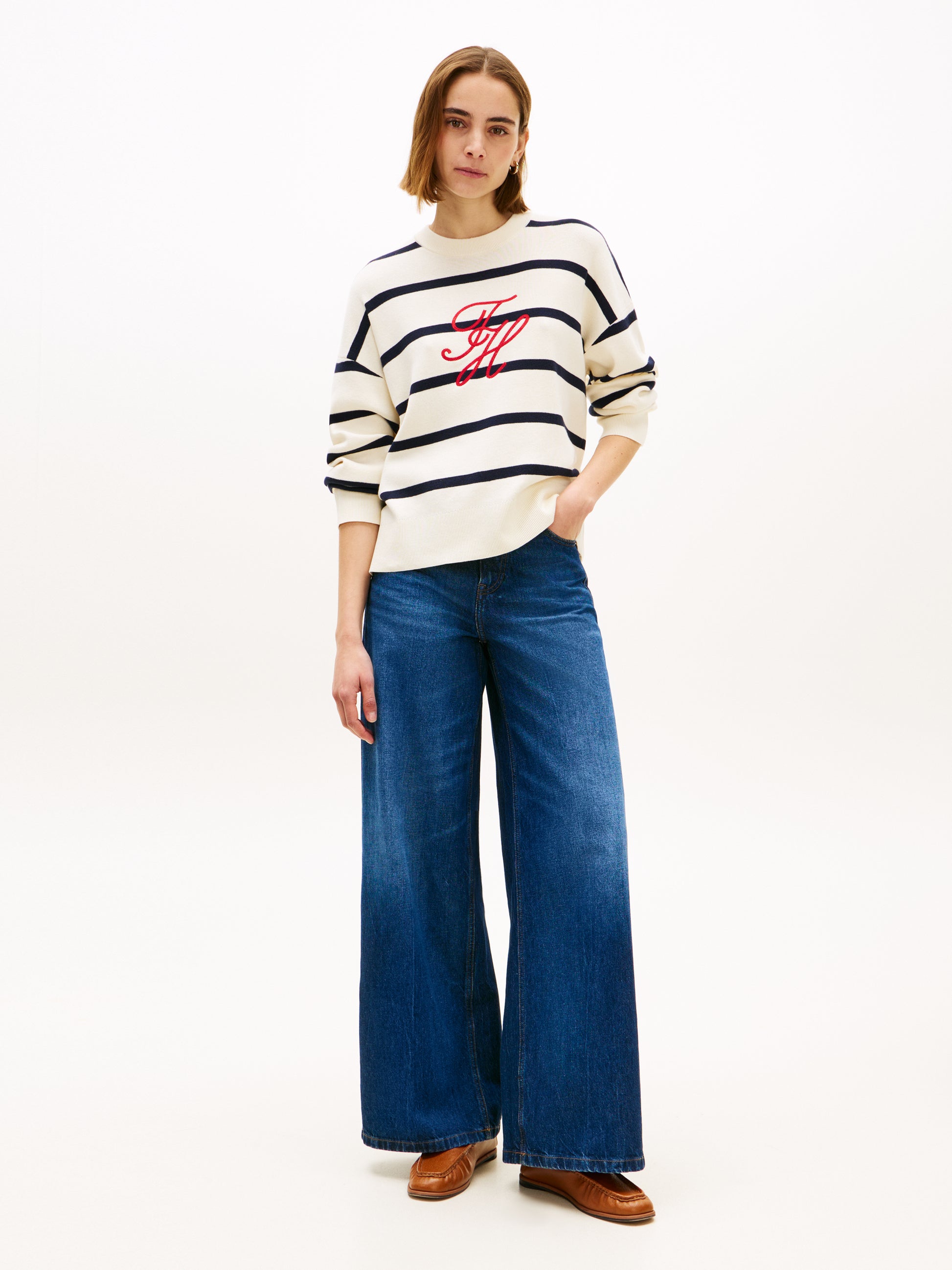 Tommy Hilfiger Graphic Sweater Calico/Navy