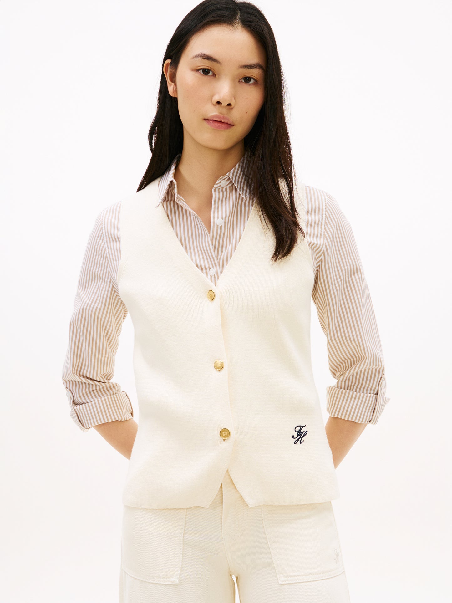 Tommy Hilfiger Slim Vest Calico