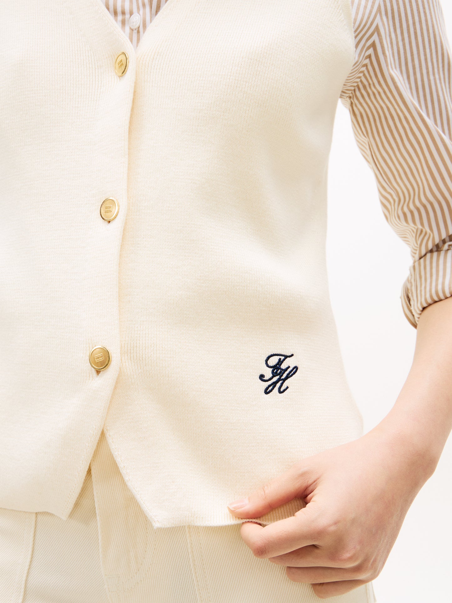 Tommy Hilfiger Slim Vest Calico