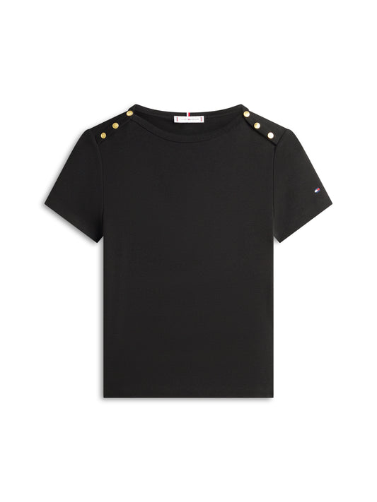 Tommy Hilfiger Button Tee Back