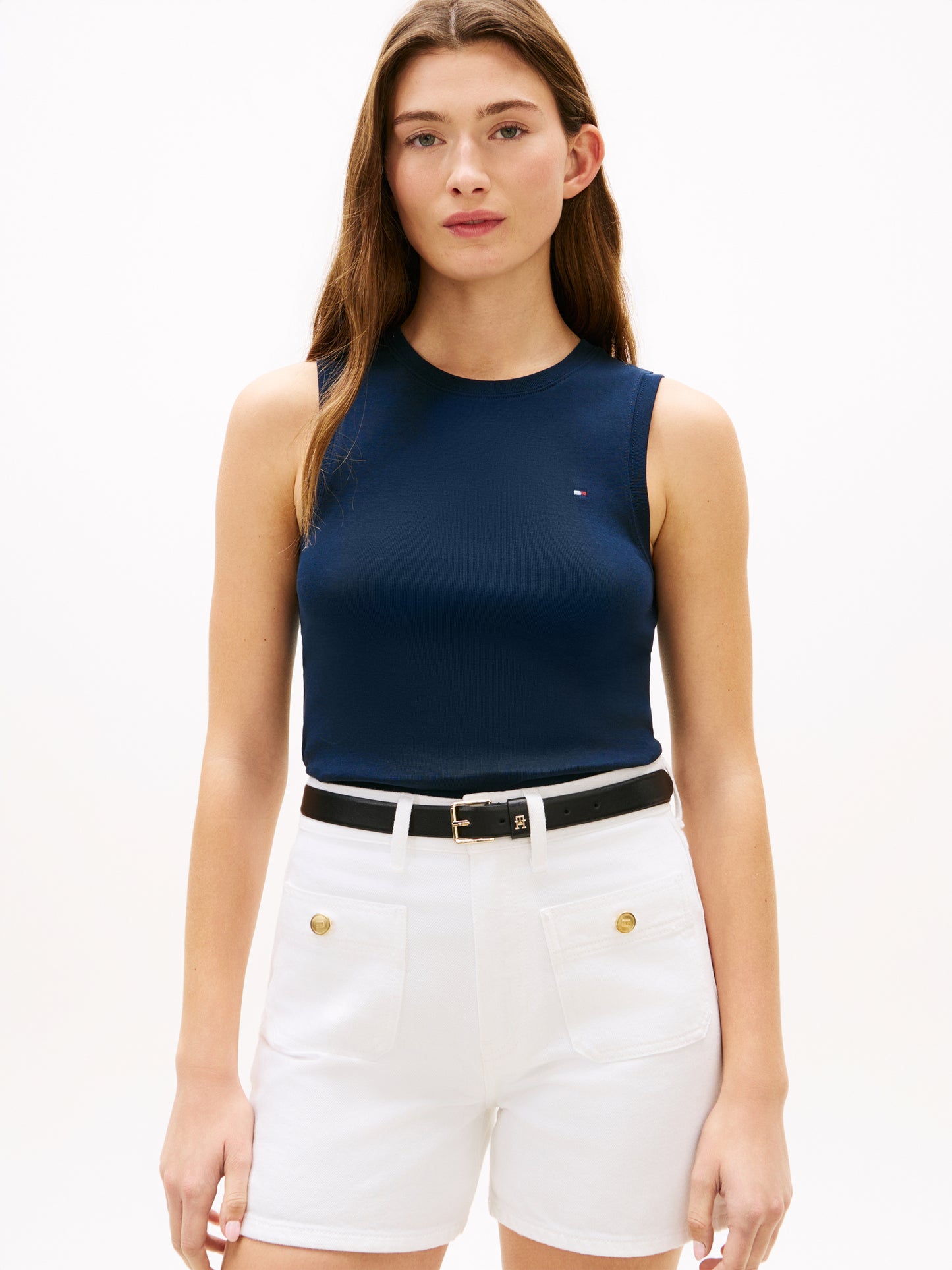 Tommy Hilfiger Slim Cody Tank Dark Blue