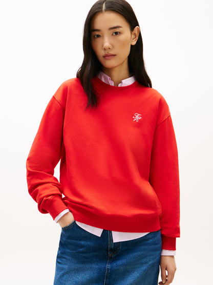 Tommy Hilfiger Script Sweatshirt Fireworks