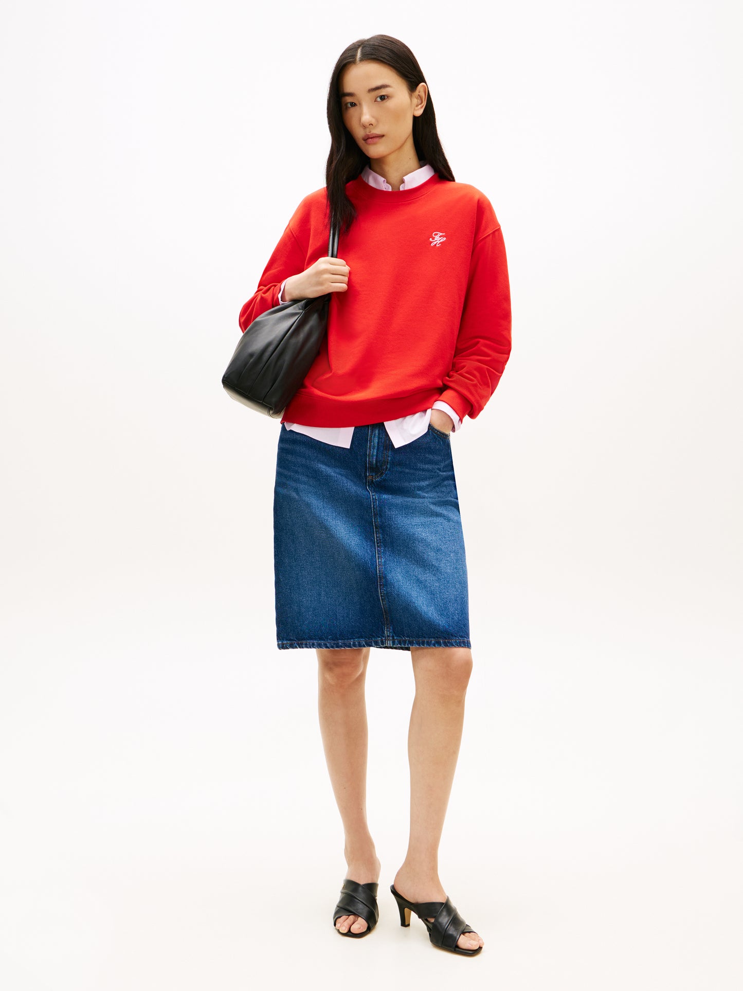 Tommy Hilfiger Script Sweatshirt Fireworks