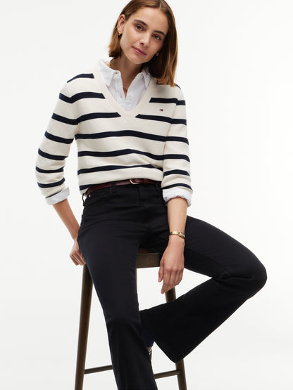 Tommy Hilfiger Skye Bootcut Jeans Stay Black